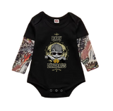 Big Wheel Club by Mikey Moto Baby Onesie