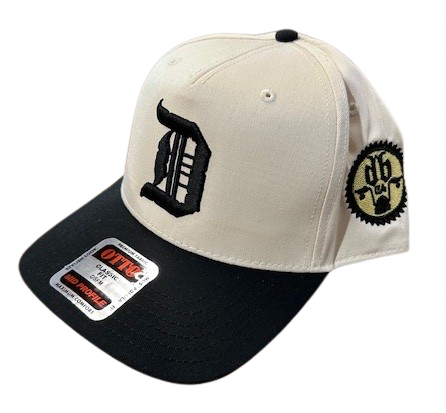 Big D Snapback -Cream/Black